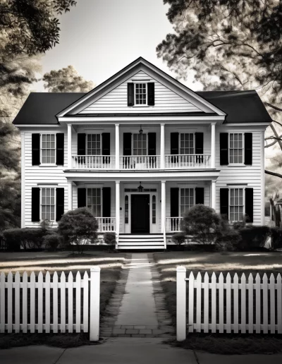 Colonial house you dreamed of as a child.